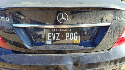 2013 Mercedes C300 License Plate Trim Surround Panel Oem Tail Trunk Finish