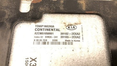 2016 Kia Forte Electronic Control Module Engine Computer Ecm Ecu 1.8L At