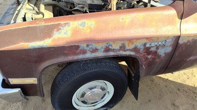 1981-1991 Gmc Sierra C3500 Driver Left Front Fender Oem Brown 15634642