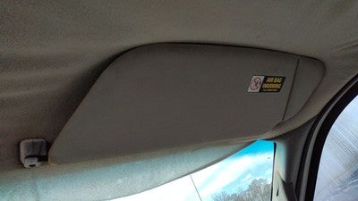 1999 F250 Super Duty Passenger Right Sun Visor Oem Gray