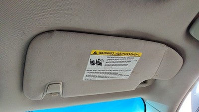 2010-2012 Ford Fusion Passenger Right Sun Visor Oem Ae5Z5404104Aa