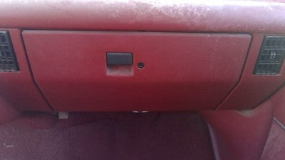 1989 Ford F350 Glove Box Assembly Complete Door With Latch Oem Red