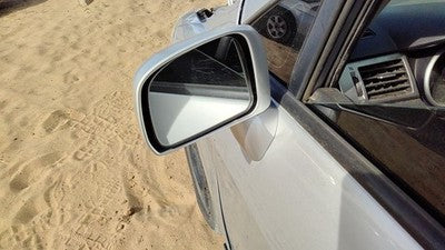 2008-2011 Nissan Versa Driver Left Power Side Mirror Door Mounted Oem Silver K23