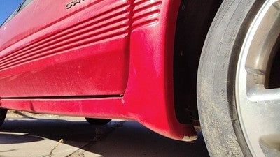 93 Grand Prix Passenger Right Lower Rocker Panel Moulding Side Skirt 2 Door Red