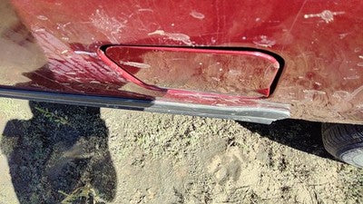 1991 Ford F150 Driver Left Rear Moulding On Quarter Panel Oem Front Box
