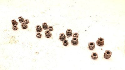 1984 Cadillac Deville 19 Lug Nut Set For Hubcap Retainer Bracket Oem