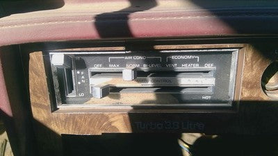 1978 Buick Regal Temperature Control Module In Dash Heater Ac Head Unit Oem