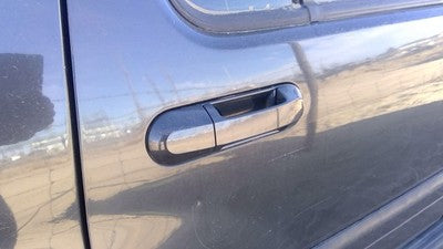 02-10 Mountaineer Passenger Right Rear Outside Door Handle Back Charcoal G5