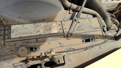 80-84 Cadillac Deville Top Plastic Cover Above Radiator Support Sight Shield Oem
