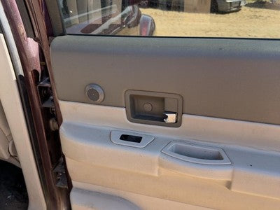04-05 Durango Passenger Right Rear Door Trim Panel With Switches Back Gray Hjj1