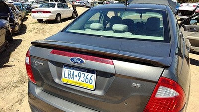 2010-2012 Ford Fusion Rear Spoiler Back Wing Oem Sterling Gray Uj 9E5Z5444210Aa
