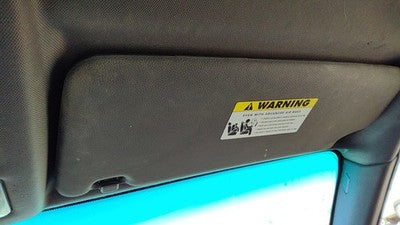 2004-2005 Bmw X3 Passenger Right Sun Visor Oem Gray 51163404024