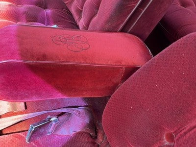 1986 Olds 88 Driver Left Front Arm Rest Side Seat Oem Red