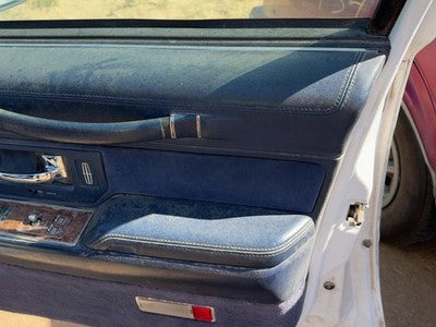 94 Lincoln Town Car Passenger Right Front Door Trim Panel With Switches Blue Dp