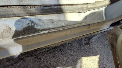 85 Grand Marquis Passenger Right Front Lower Sill Step Kick Trim Chrome Oem Gray