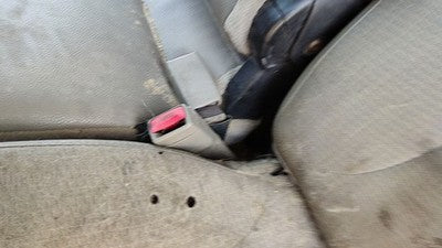 03-05 Ram 2500 Driver Left Front Seat Belt Buckle Receiver Regular Cab Taupe L5