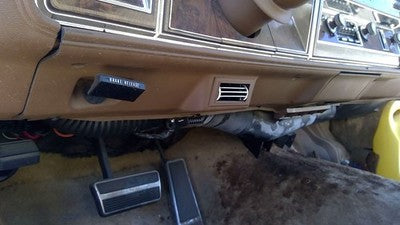 1985 Olds 88 Lower Dash Under Column Knee Bolster Trim Panel Oem Tan