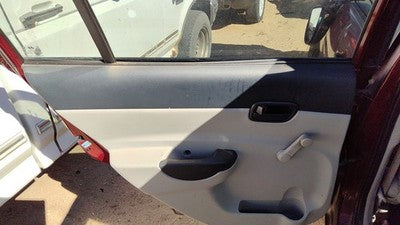 06-07 Accent Driver Left Rear Door Trim Panel Manual Window Back Fz Gray 4 Door