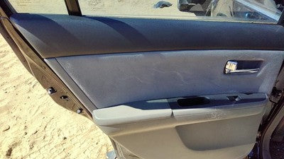 07-09 Nissan Sentra Driver Left Rear Door Trim Panel With Switches Back Black W