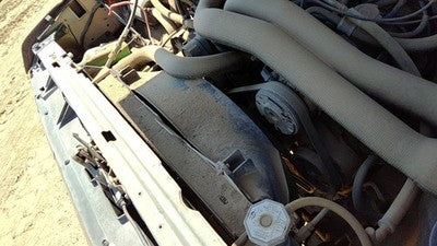 1988 Ford F150 Radiator Cooling Fan Shroud Oem Plastic Housing 5.8L