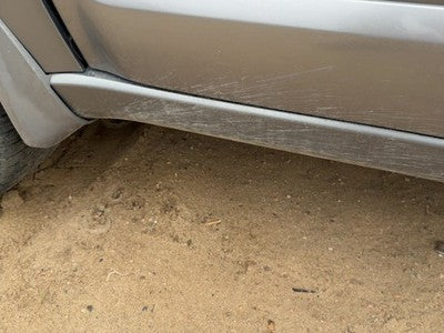 05-09 Legacy Outback Driver Lower Rocker Panel Moulding Side Skirt Silver Slq