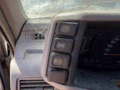 1991-1995 Isuzu Pup Headlight Switch Buttons From Dash Oem Gray 8943837640
