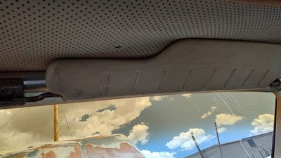 1964 Ford Thunderbird Coupe Passenger Right Sun Visor Oem Blue