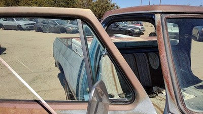 78-86 Ram W150 Passenger Right Front Vent Window Small Door Glass With Frame