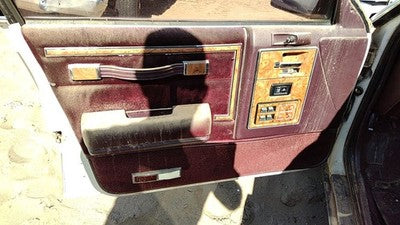 1989 Buick Century Driver Left Front Inside Door Trim Panel Only Oem Red