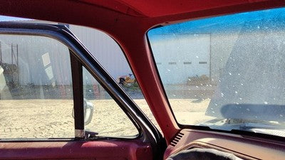 1989 Ford F150 Driver Left A Pillar Trim Windshield Post Panel Oem Red