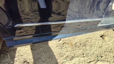 08-14 C300 Passenger Right Rear Moulding From Door Back Trim Lunar Blue 890