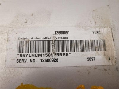 2006 Pontiac G6 Engine Ecm Electronic Control Module 3.5L Ecu Computer Unit Oem