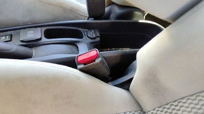12-15 Nissan Versa Note Driver Left Front Seat Belt Buckle Receiver Charcoal G