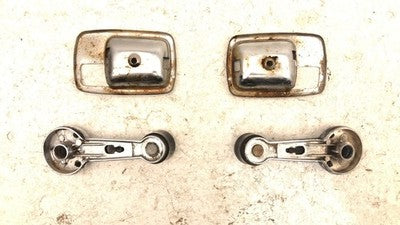 1971 Nissan 240Z Window Crank Inner Door Handle Bezel Pair Set Oem