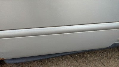 97 Ford Taurus Passenger Right Rear Moulding From Door Back Trim Strip Silver Ts