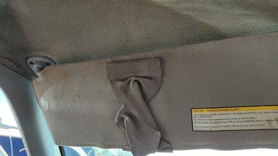 1995 Chevy Silverado 1500 Driver Left Sun Visor Oem Gray