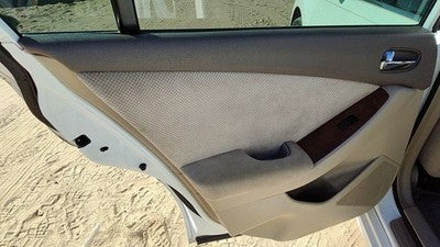 07-09 Nissan Altima Driver Left Rear Door Trim Panel With Switches Back Blond C