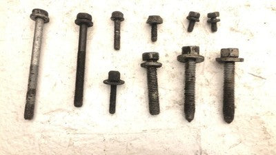2001-2005 Dodge Caravan Set Of Bolts For Timing Cover Oem Hardware 3.3L