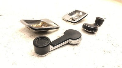 1971 Nissan 240Z Window Crank Inner Door Handle Bezel Pair Set Oem