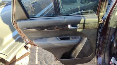 14-15 Kia Sorento Driver Left Rear Door Trim Panel With Switches Back Va Black
