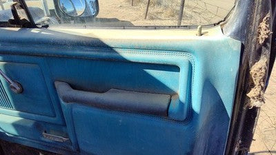 1982 Ford F150 Passenger Right Front Door Trim Panel Manual Windows Oem Blue
