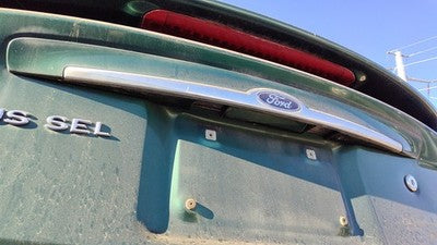 00 Taurus License Plate Trim Surround Panel Tail Trunk Finish Su Tropic Green
