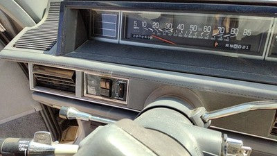 1989-1991 Olds 88 Large Dash Trim Bezel With Heater Vents Oem Gray