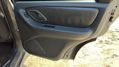 02-06 Tribute Passenger Right Rear Door Trim Panel With Switches Back Gray Ed0