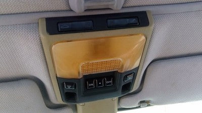 91 Mitsubishi Galant Vr-4 Center Overhead Console Dome Light Map Lamp Cubby Gray