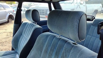 1986 Toyota Camry Pair Of Headrests Oem Left Right Set Seat Blue