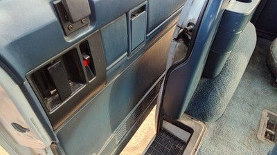 1985-1995 Gmc Safari Passenger Right Sliding Rear Door Trim Panel Back Blue