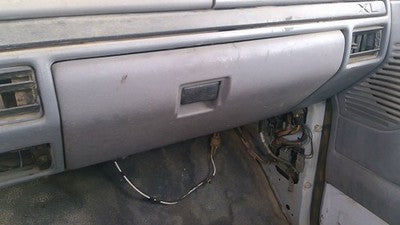 1996 Ford F450 Glove Box Assembly Complete Door With Latch Oem Gray