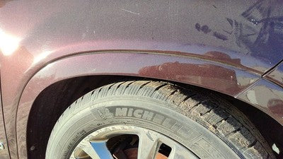 11-15 Sorento Passenger Right Front Wheel Flare Moulding Fender Ir Dark Cherry