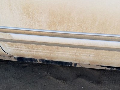 94 Lincoln Town Car Driver Left Front Moulding From Door Oem Trim Strip White Wt